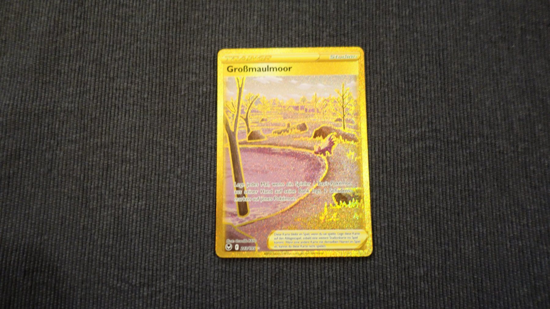 Pokémon Sammelbilder & Trading cards: Gapejaw Bog Silver Tempest (DE) – Gebraucht aus Uster von