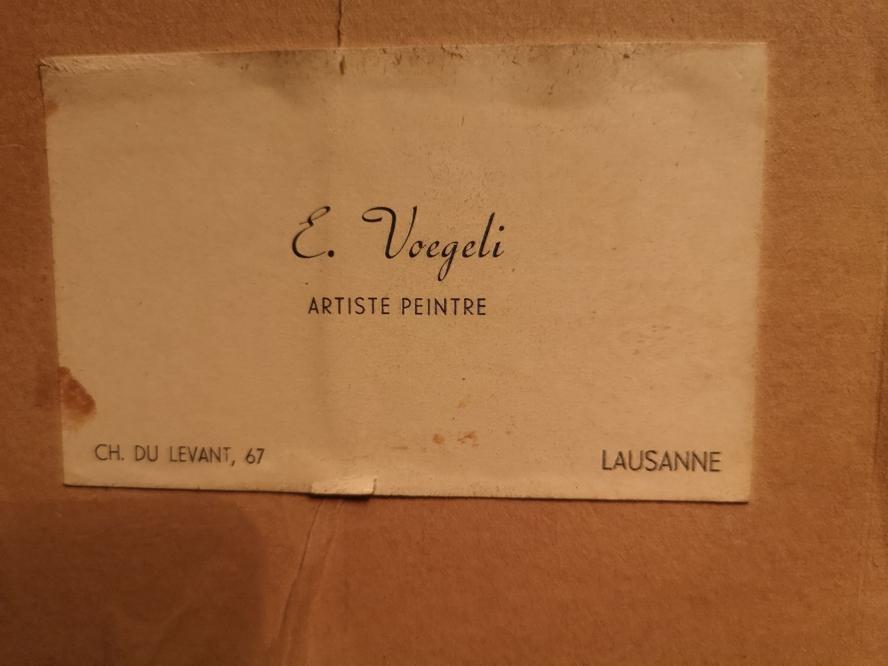 Dipinti: ERNST VOEGELI (1900-1988) – Usato da Genève venduto da Qanil77 5