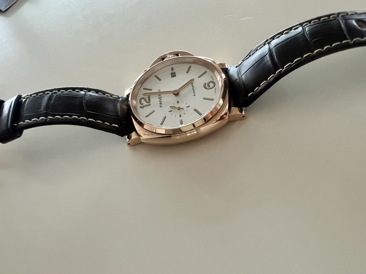 Panerai Uhren: Panerai  due 18kr. Rosegold – Neu (gemäss Beschreibung) aus Bazenheid von lasvegas1950 5