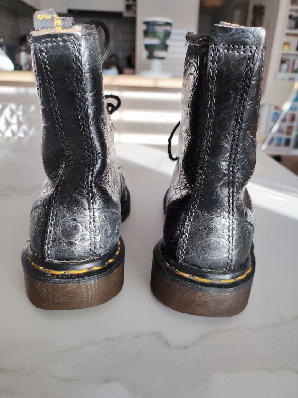 Dr. Martens Scarpe da uomo: Dr Martens, effet croco noires taille 38 – Usato da Bussigny venduto da Brettinette 7