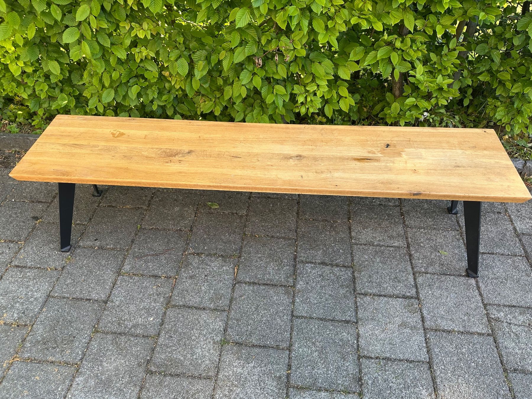 Panchine: Sitzbank Massivholz Eiche – Usato da Zürich venduto da Stoefz 1