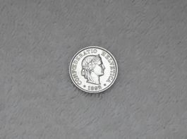 5 centimes/rappen 1892