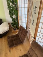 Lot de 2 fauteuils japonais