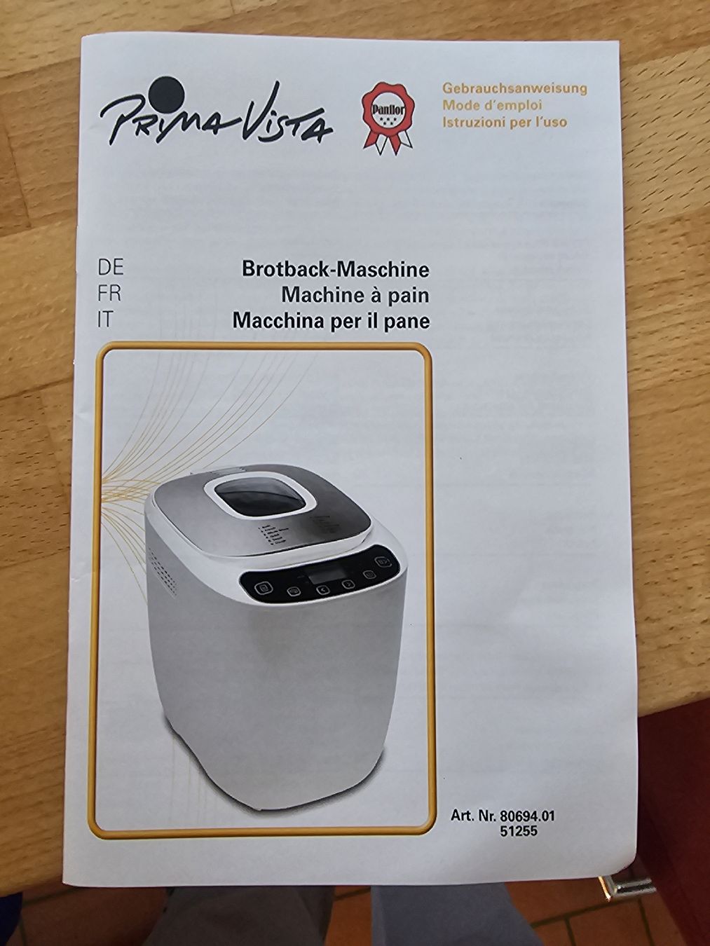 Prima Vista Brotbackmaschine, neuwertig,mit Garantie bis2030 (Neu ...