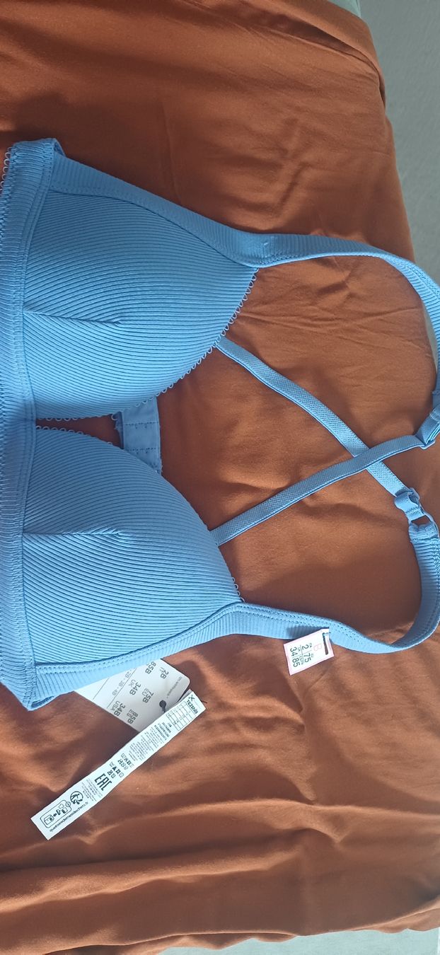 Altra biancheria intima: Büstenhalter blau Grösse 75B mit Etikett – Nuovo e nell'imballaggio originale da Riniken venduto da Lessy- 2
