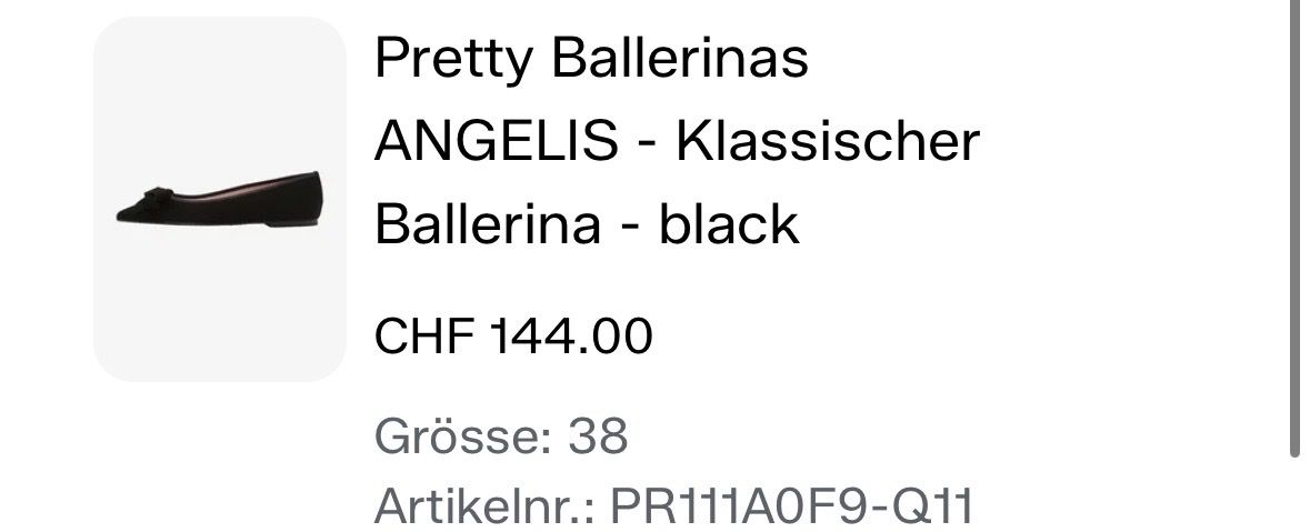 Damenschuhe: Pretty Ballerinas schwarz samt Gr. 38 – Neu (gemäss Beschreibung) aus Männedorf von Topolina87 3