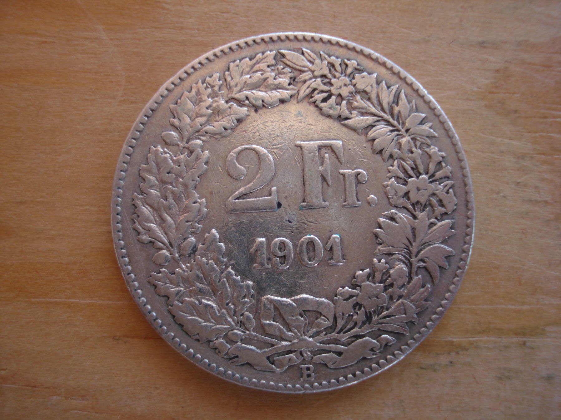 Tutti le monete: (C1) 2 Franken 1901 SS – Usato da Erlach venduto da Net-Coins
