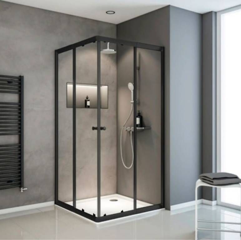 Docce: 90 x 90cm Eckduschen schwarzmatt Schnäppchen! – Usato da Altishofen venduto da Lillalu 1