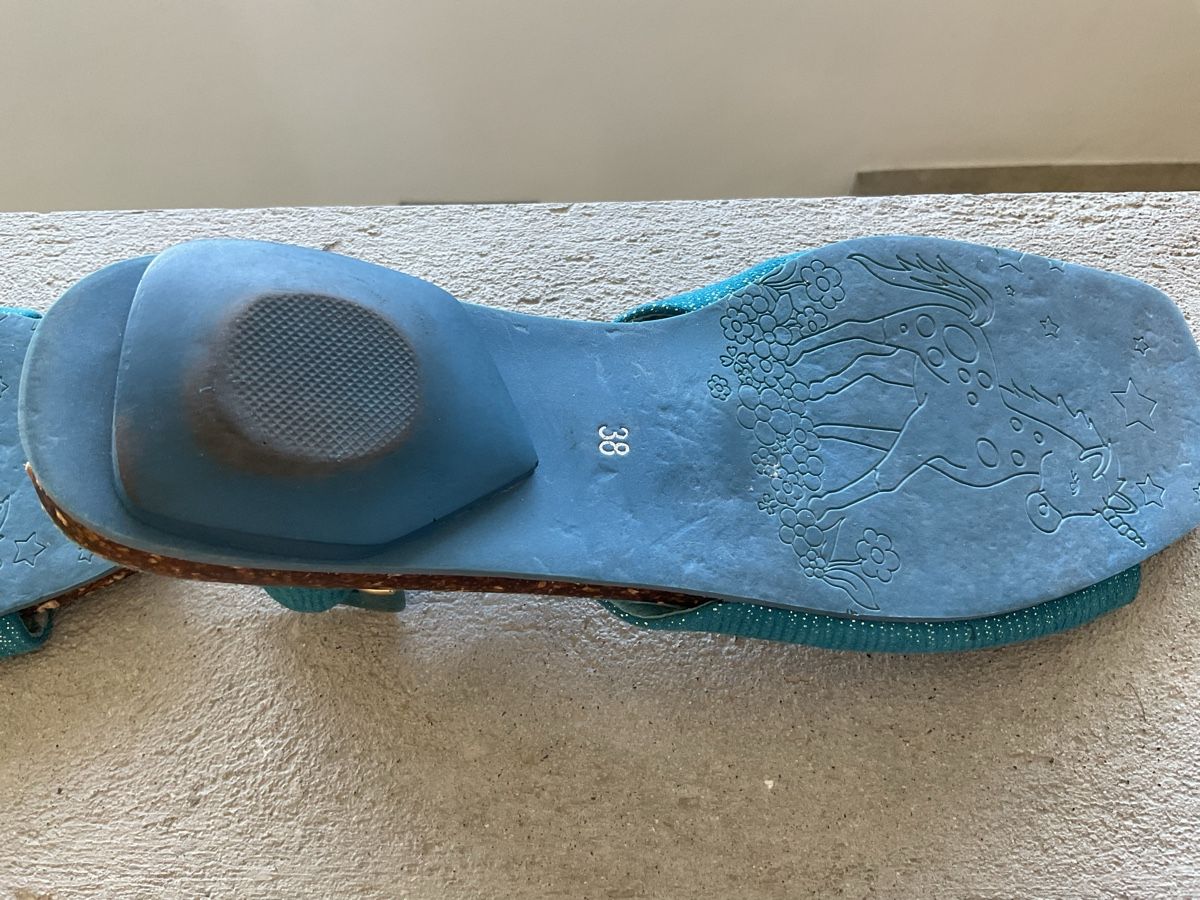 Scarpe da donna: Sandales d'été turquoise Irregular Choice, taille 38 – Usato da Villarepos venduto da Sglobule 7