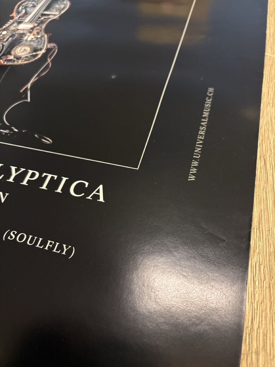 Foto & Immagini: Affiche originale Apocalyptica Amplified – Usato da Neuchâtel venduto da sharposneaks 2