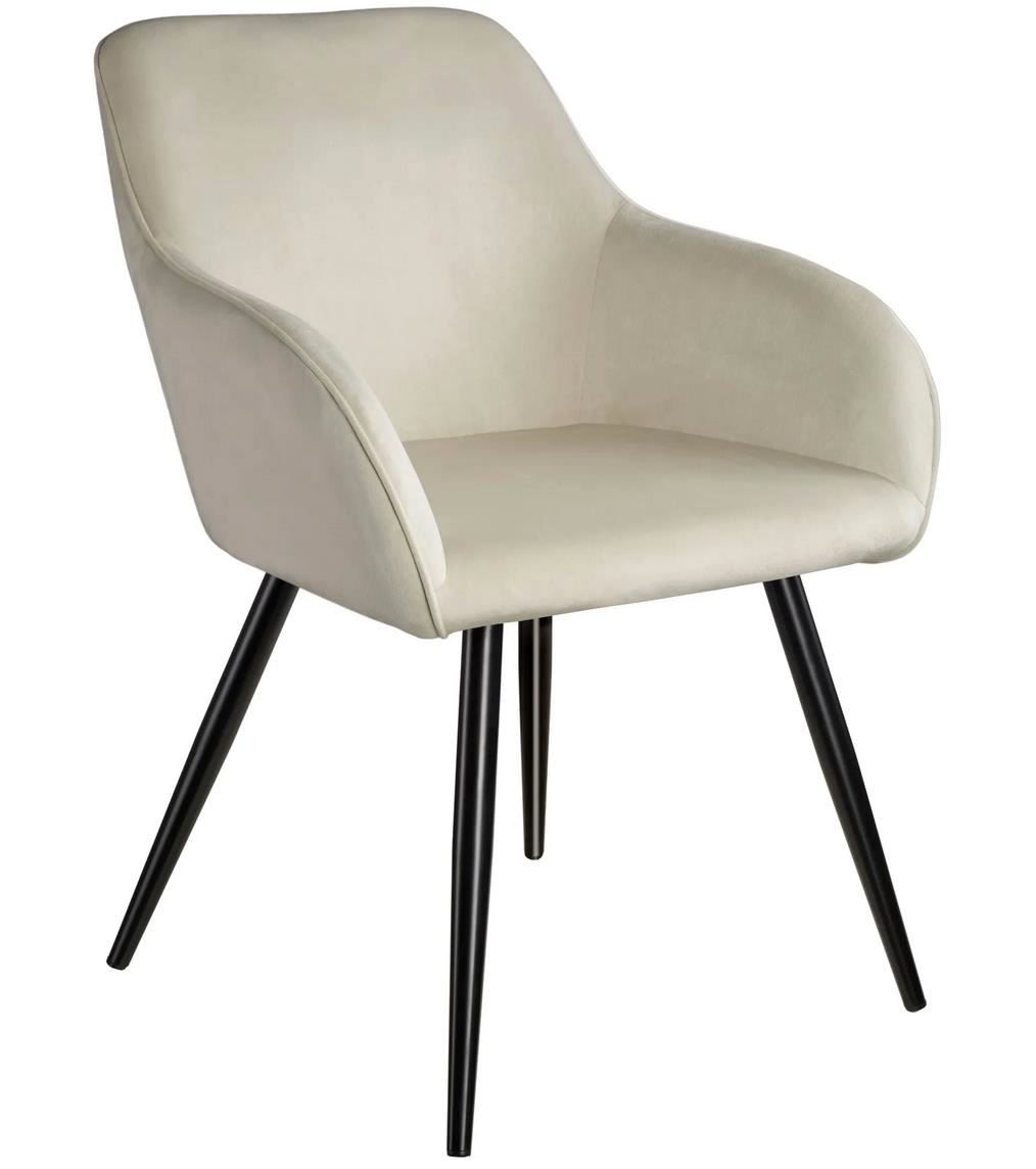 Chaises: 2er Set Stuhl Marilyn Samtoptik creme – Neuf (Voir description) à Steinhausen par Retourenprofis 4