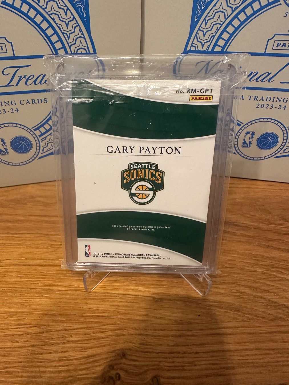 Nba Sammelbilder & Trading cards: Carte Panini Immaculate Gary Payton patch /99 – Gebraucht aus Vullierens von Gaara04 1