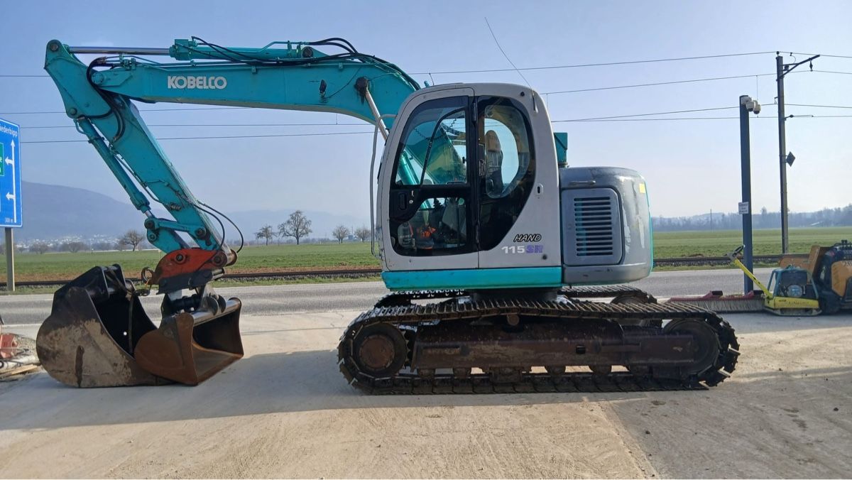 Kobelco Bagger: Bagger Kobelco SK 115 12,5 Tonnen – Gebraucht aus Niederbipp von baggerch 1