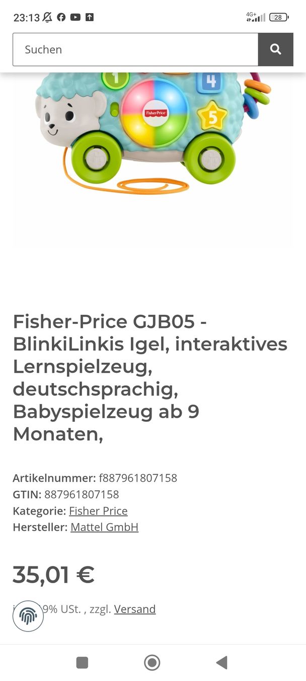 Fisher-Price Giocattoli: Fisher-Price Blinkilinkis sammlung – Usato da Wangs venduto da Gabrill 8