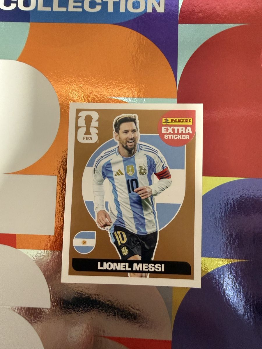 Panini Carte collezionabili: Panini Extra Sticker Lionel Messi – Nuovo e nell'imballaggio originale da Zürich venduto da Gazo_11