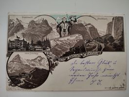 Staubbach, Grindelwald, kl. Scheidegg dat. 1901