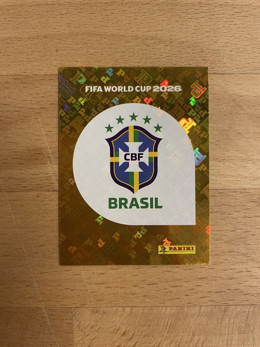 Panini Carte collezionabili: FIFA World Cup 2026 Panini Brasil Sticker BRA 1 – Nuovo (secondo la descrizione) da Winterthur venduto da NaNa24