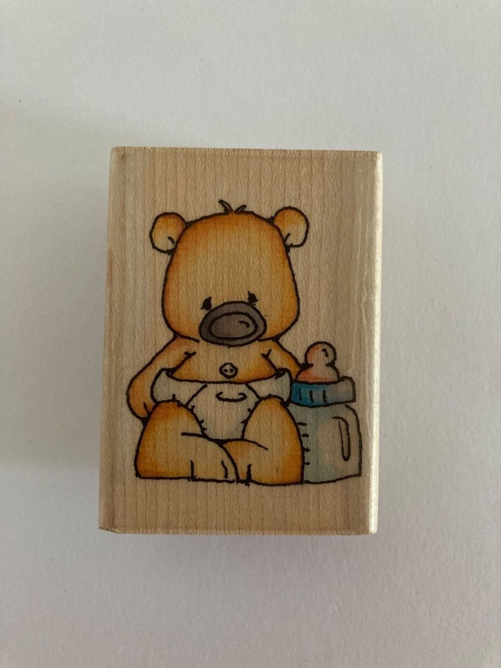 Timbri: Motivstempel Bär mit Schoppen – Usato da Neu St.Johann venduto da har_f865