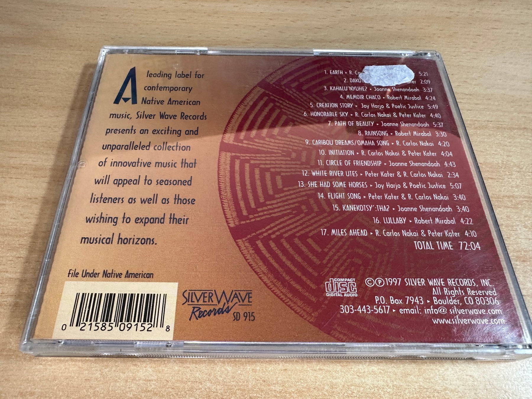 CD: C1 Various – Native American Currents – Usato da Rikon im Tösstal venduto da Alpenmutz 1