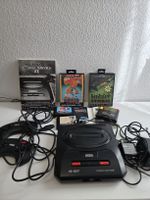 Sega Mega Drive II Konsole mit Zubehör und 2 Spielen