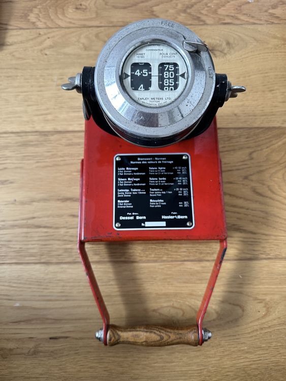 TAPLEY METERS LTD. Brake Test Meter (Gebraucht) in Nebikon für CHF 75 ...