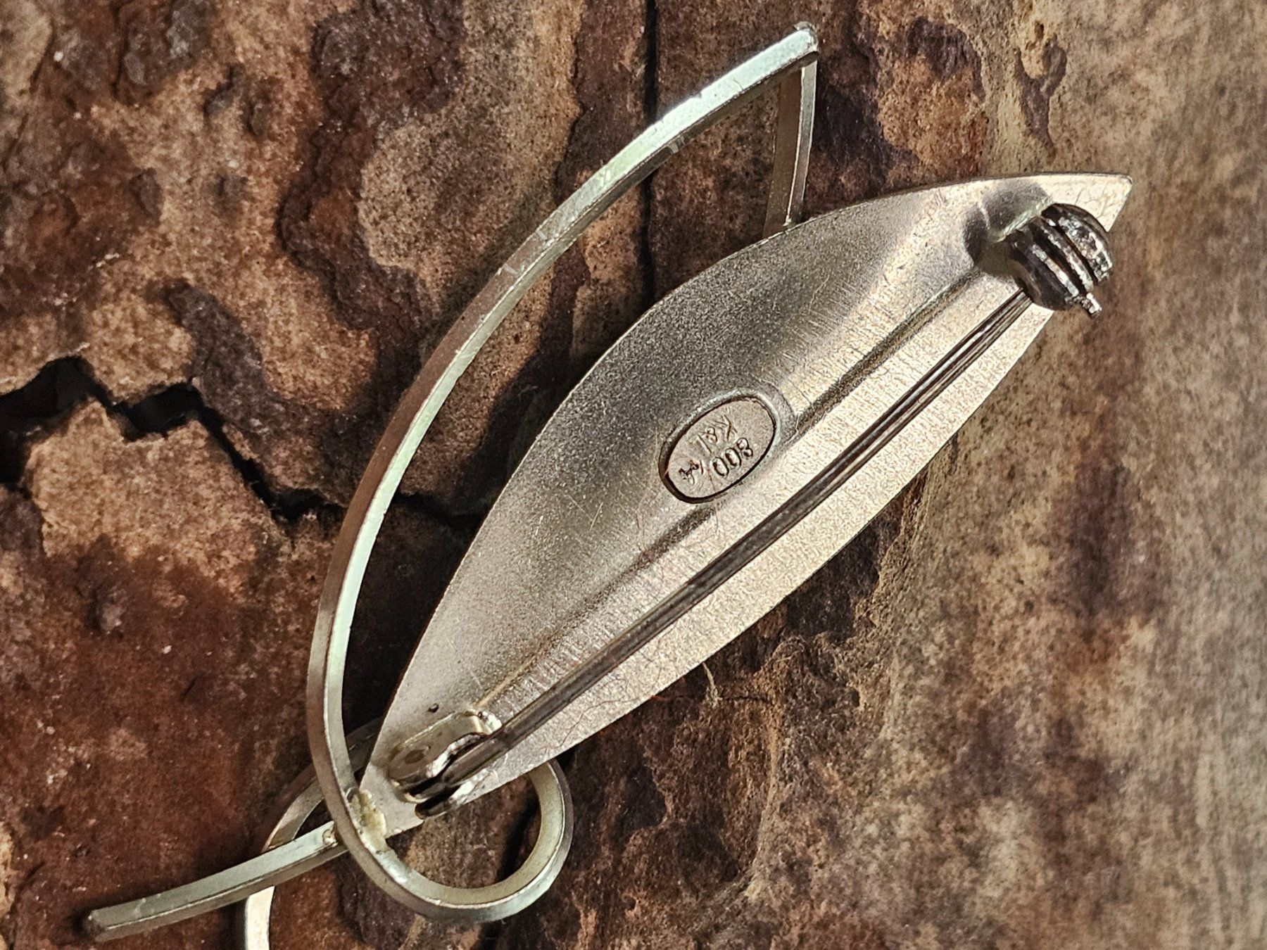 Broschen & Nadeln: Brosche Silber 800 schlicht – Gebraucht aus Zürich von MaisonBelleCachet 2