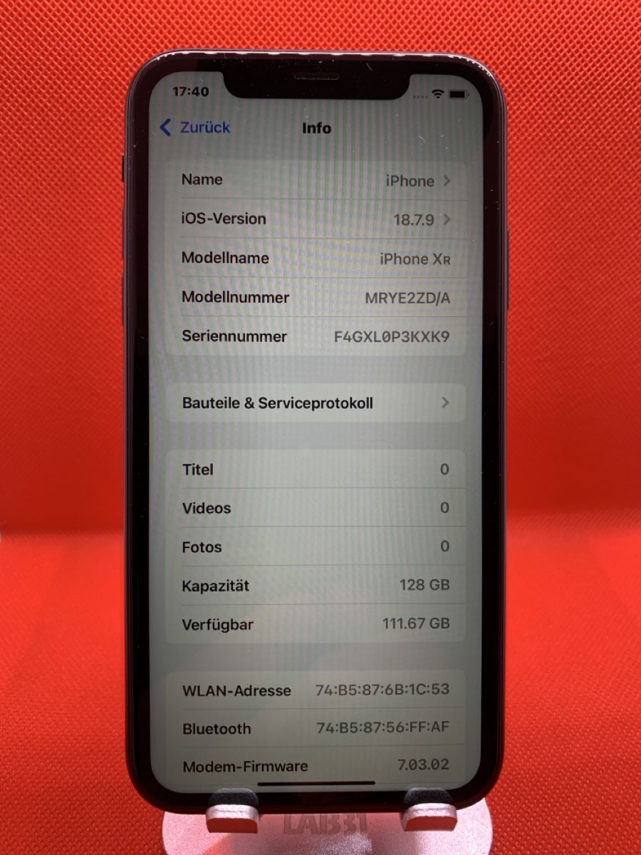 Apple Telefoni cellulari / Smartphones: iPhone XR Space Gray 128 GB – Usato da Bremgarten AG venduto da TechfiX 7