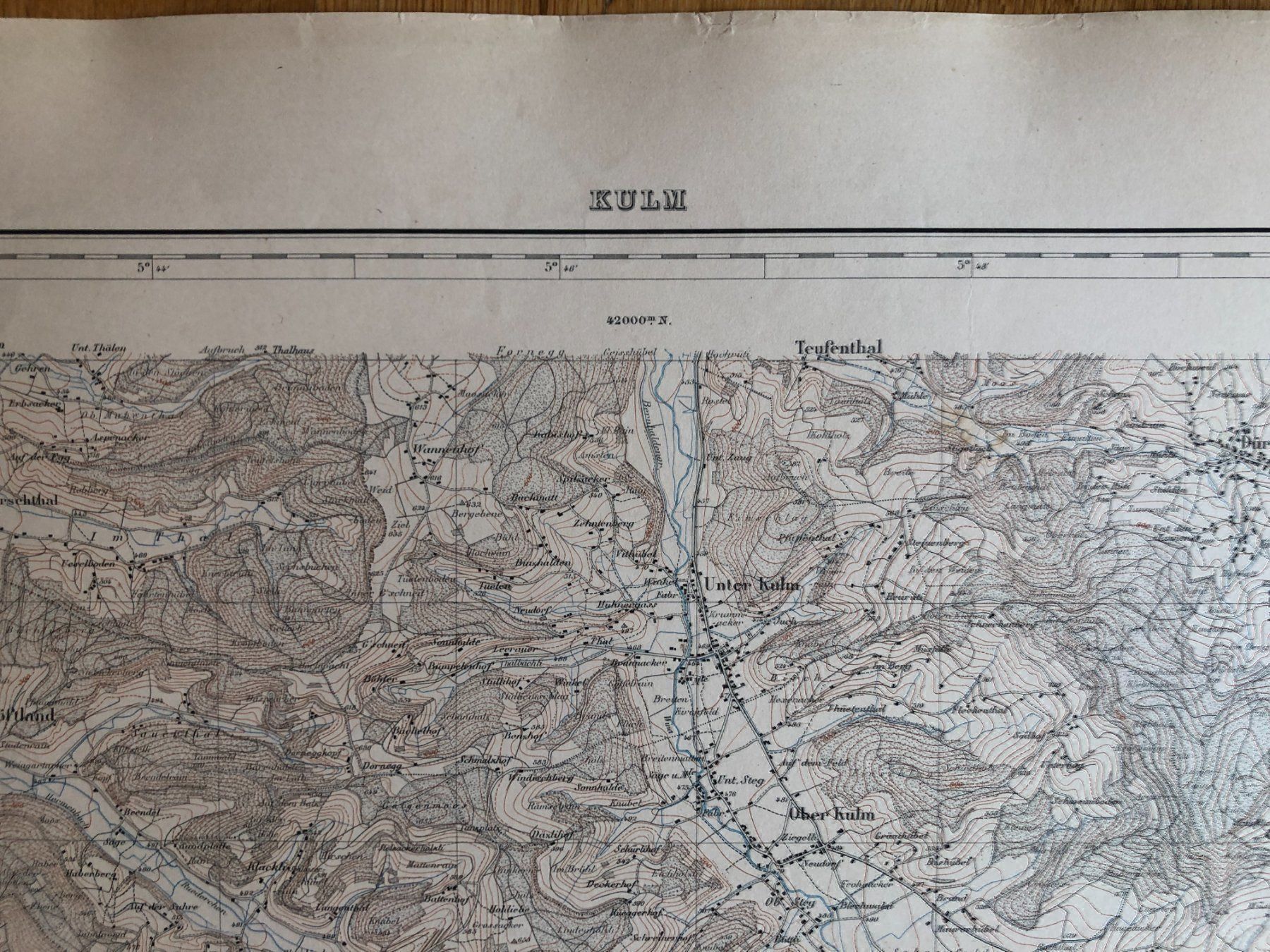 Landkarten & Atlanten: Siegfriedatlas Bl. 167: Kulm 1885 – Gebraucht aus Zürich von allp 2