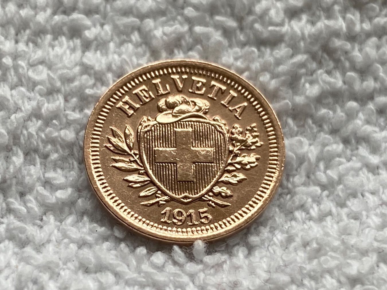 Tutti le monete: 1 centime/rappen 1915 – Usato da Nyon venduto da Ilmi09