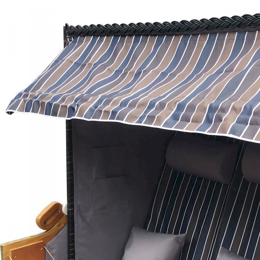 Altro: Strandkorb 3-Sitzer OSTSEE braun/blau – Nuovo e nell'imballaggio originale da Bottighofen venduto da zaap 4