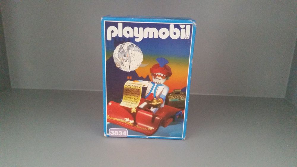 Playmobil Vintage Cirque Fakir Sultan - Tapis Volant, Set 3834 De 1995, Occasion, Bon état
