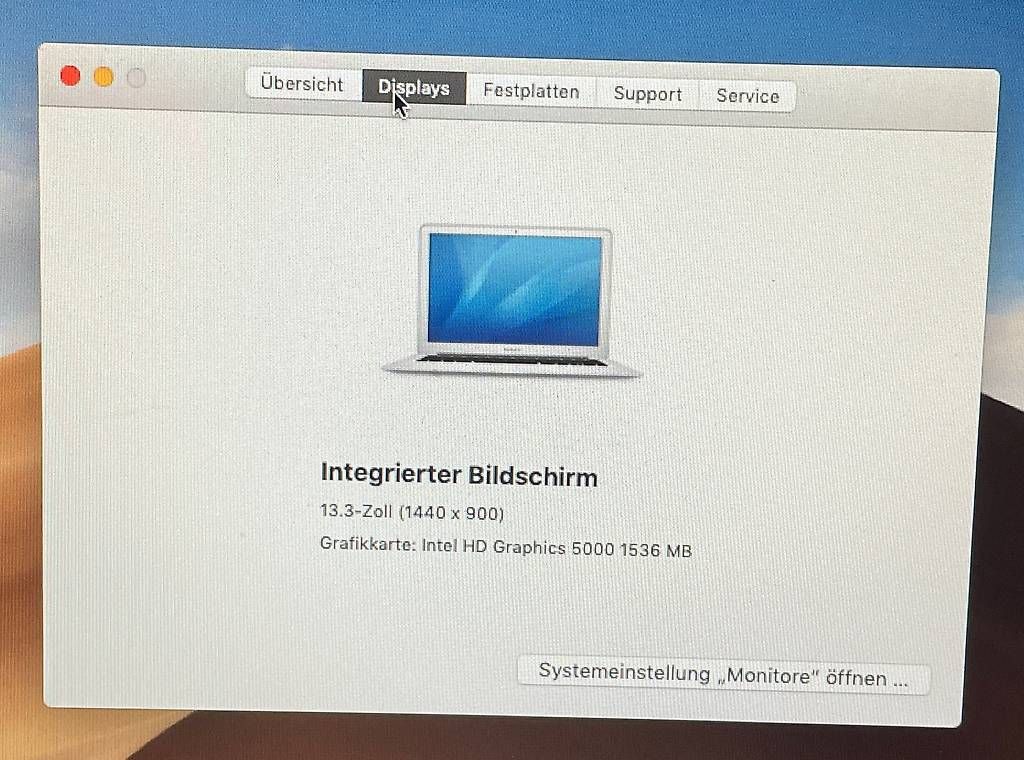 Notebook: Apple MacBook Air (2014) – Usato da Zürich venduto da faberst 2