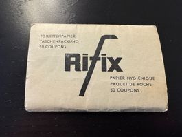 Rifix Toilettenpapier 50 Coupons Vintage Originalverpackt
