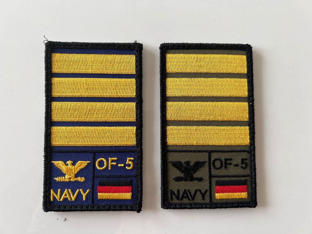 Patches Militär Marine Gradabzeichen Kapitän zur See 1