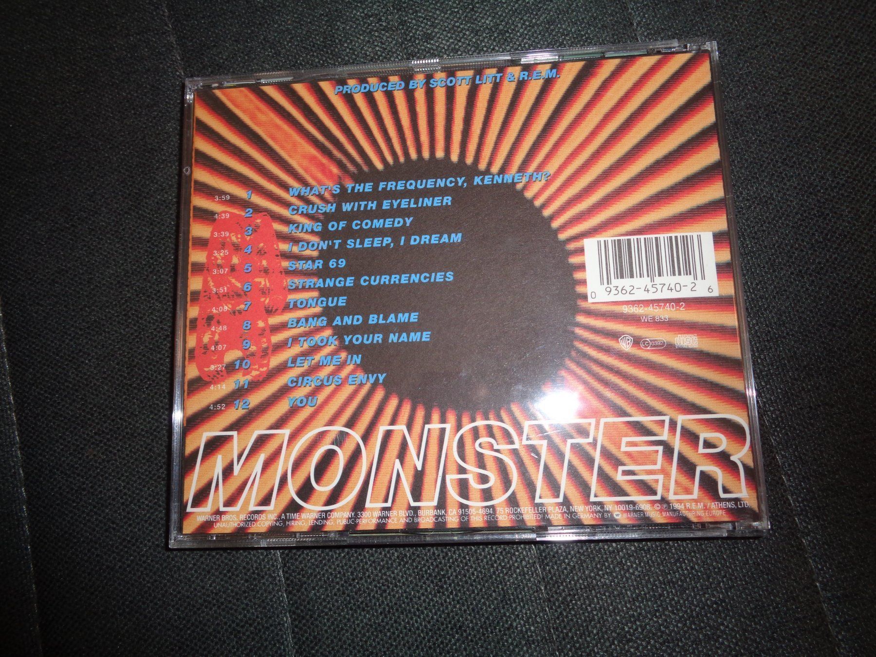 CDs: R.E.M. - Monster CD – Gebraucht aus Olten von Disc-Ausverkauf 1