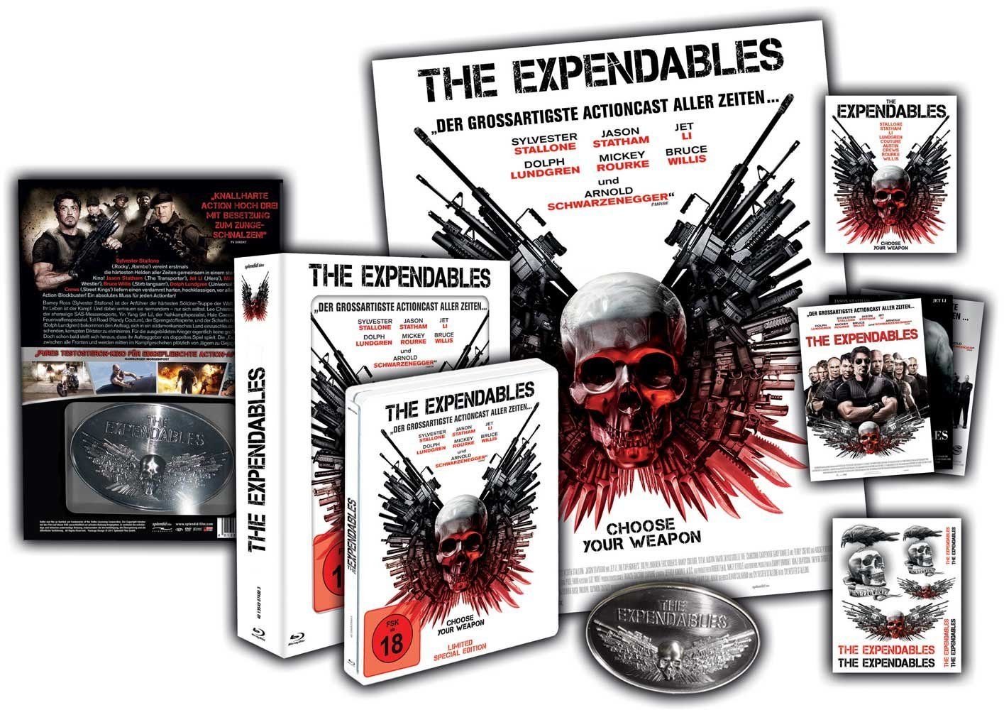 Tutti i DVDs: Blu - ray The Expendables - Hero Pack - Steelbook – Nuovo e nell'imballaggio originale da Dübendorf venduto da 13geister 2
