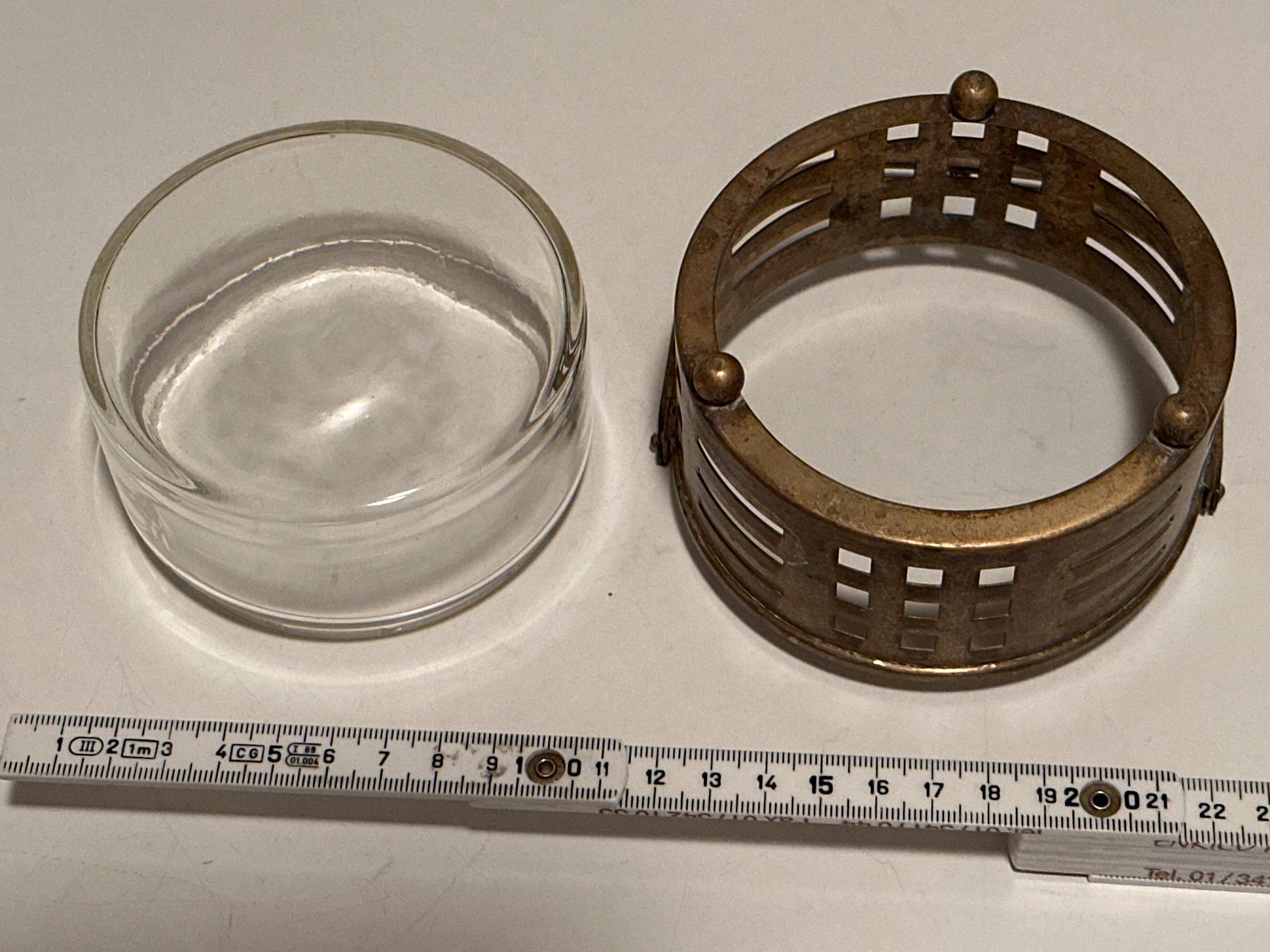 Töpfe: Behält mit Messing-Kupfer und Glas – Gebraucht aus Zürich von Chaeffeler 4
