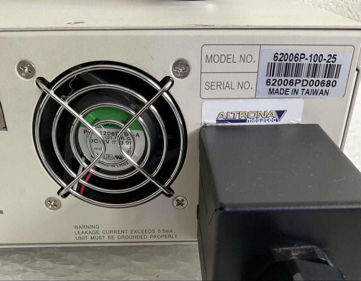 Misurare: Programmierbares DC-Netzgerät Chroma 62006P-100-25 – Usato da Dielsdorf venduto da ohmalesis 5