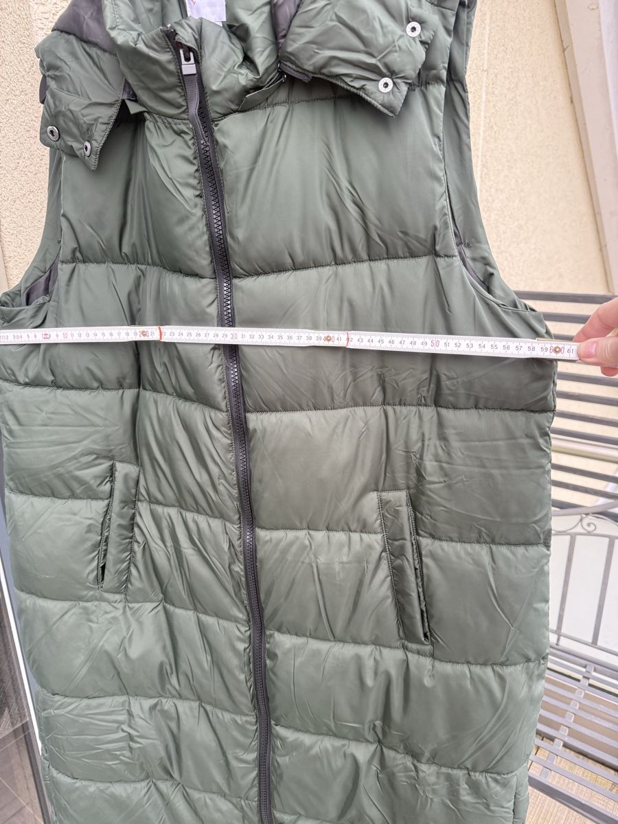 Gilet & Giacche senza maniche: Olive Steppweste mit Kapuze L/XL – Nuovo (secondo la descrizione) da Sirnach venduto da sirni 2