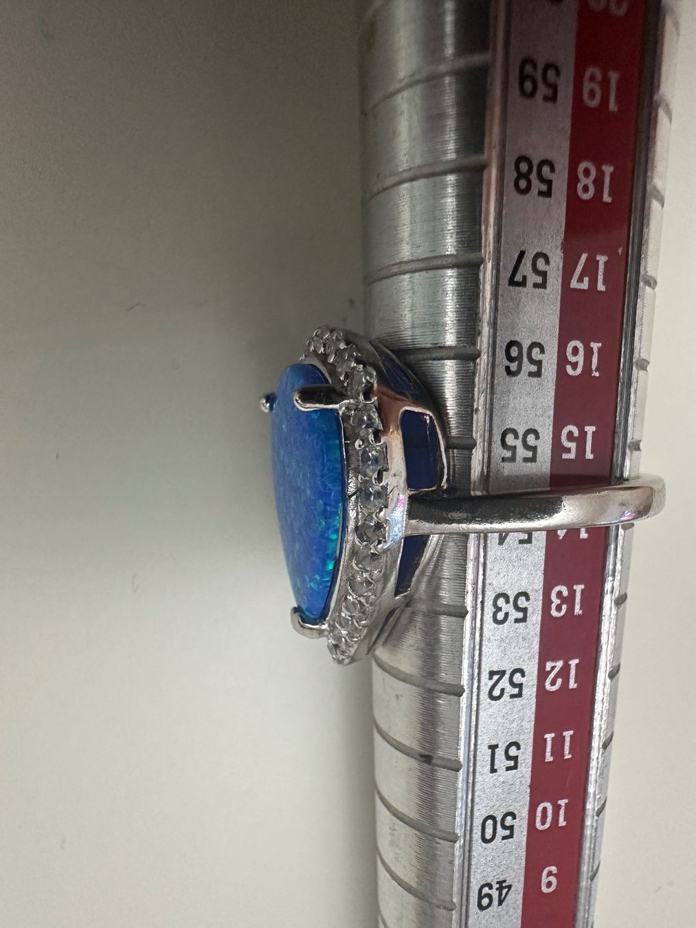 Anelli: Ring mit Opal Stein Silber,Grösse 54 – Nuovo e nell'imballaggio originale da Lenzburg venduto da BLNN 4