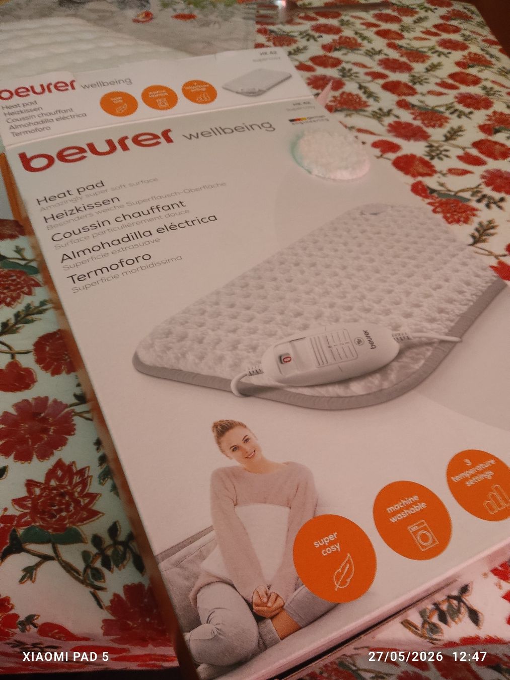 Cuscini: Coussin Chauffant Beurer Wellbeing Neuf, 3 Témperature – Nuovo e nell'imballaggio originale da Tavanasa venduto da inf_9wlc