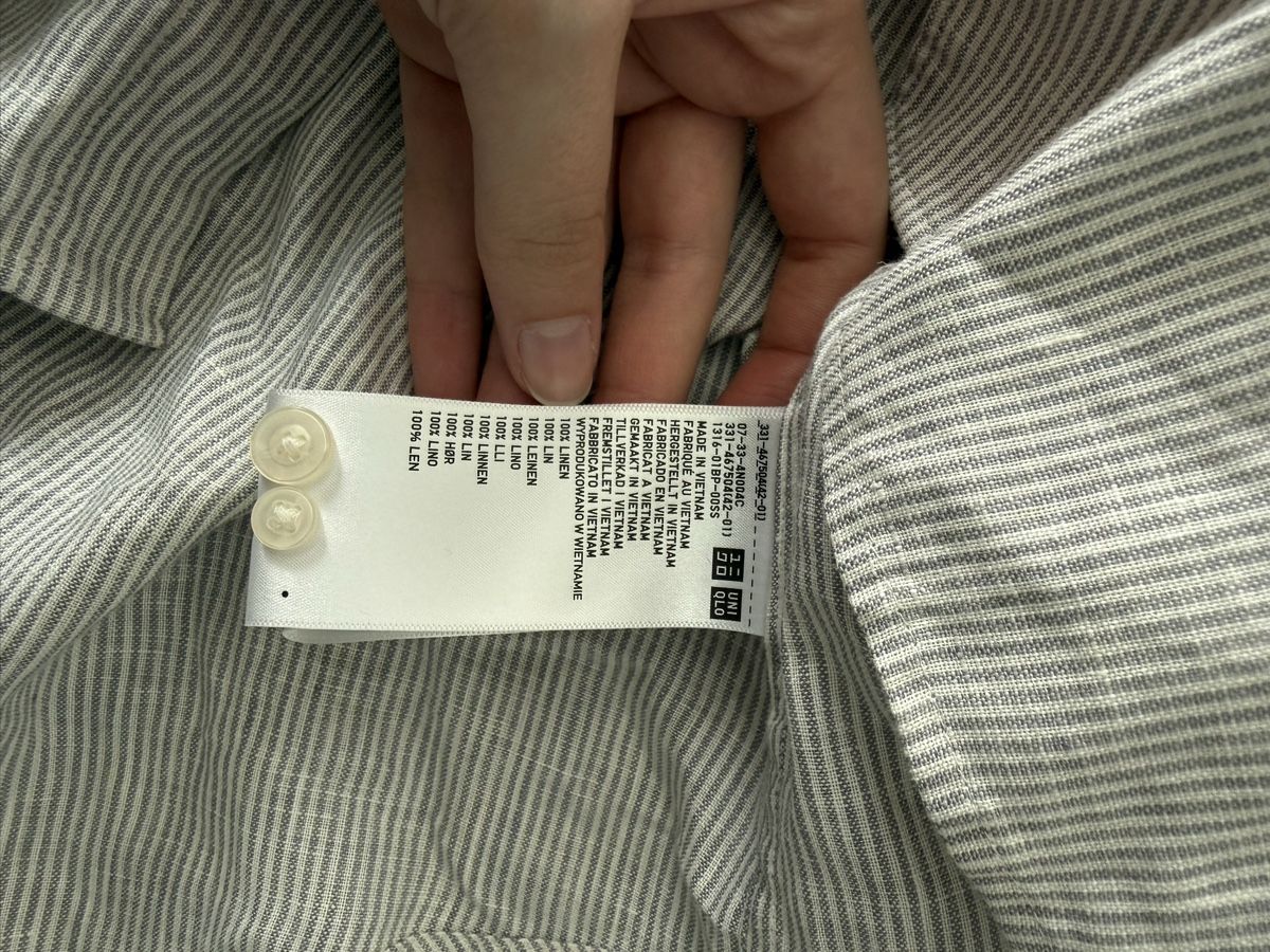 Hemden: UNIQLO Hemdbluse gestreift – Neu (gemäss Beschreibung) aus Birmensdorf ZH von nin.am 4