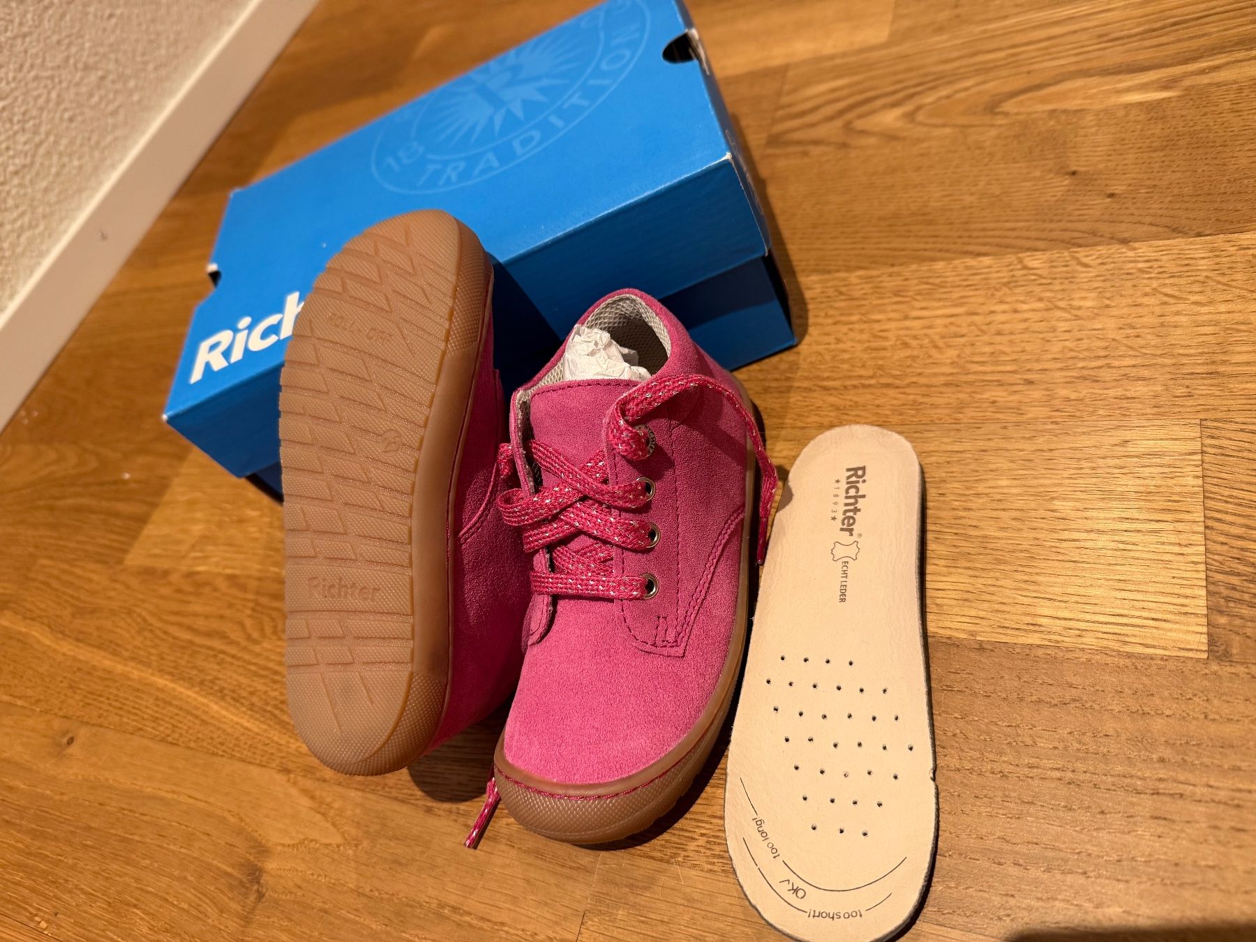 Scarpe per ragazze: Richter Lederschuhe neu 25 – Nuovo e nell'imballaggio originale da Bettwil venduto da Tija007 1