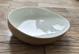 Porzellanschüssel organische Form