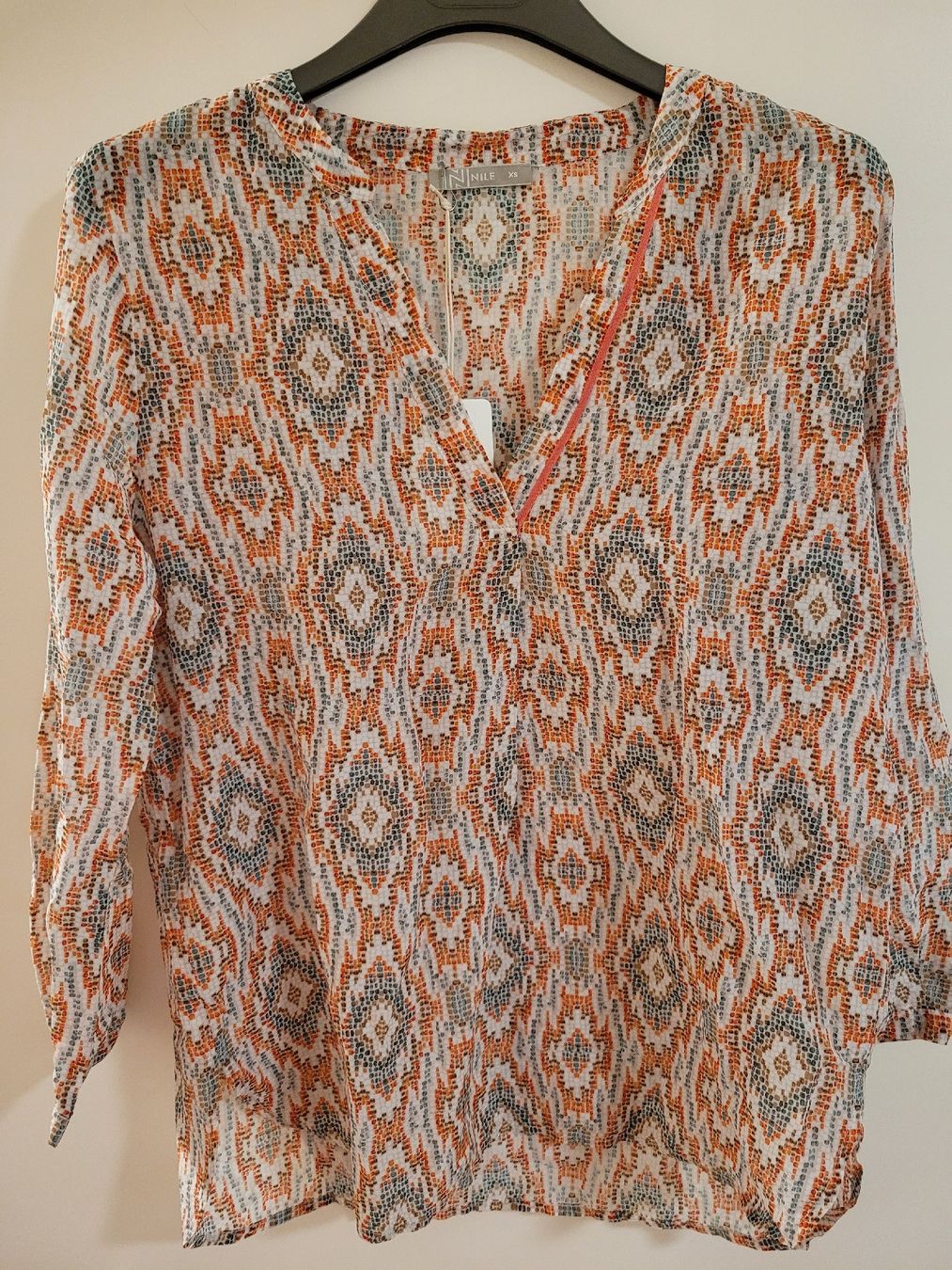 Nile Blusen: nile bluse, neu, gr. xs, seide / baumwolle – Neu und originalverpackt aus Urdorf von Mico.I