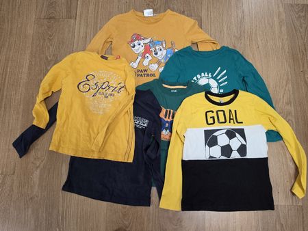 Lot de 6 T-shirts manches longues garçon - taille 8 ans, 128