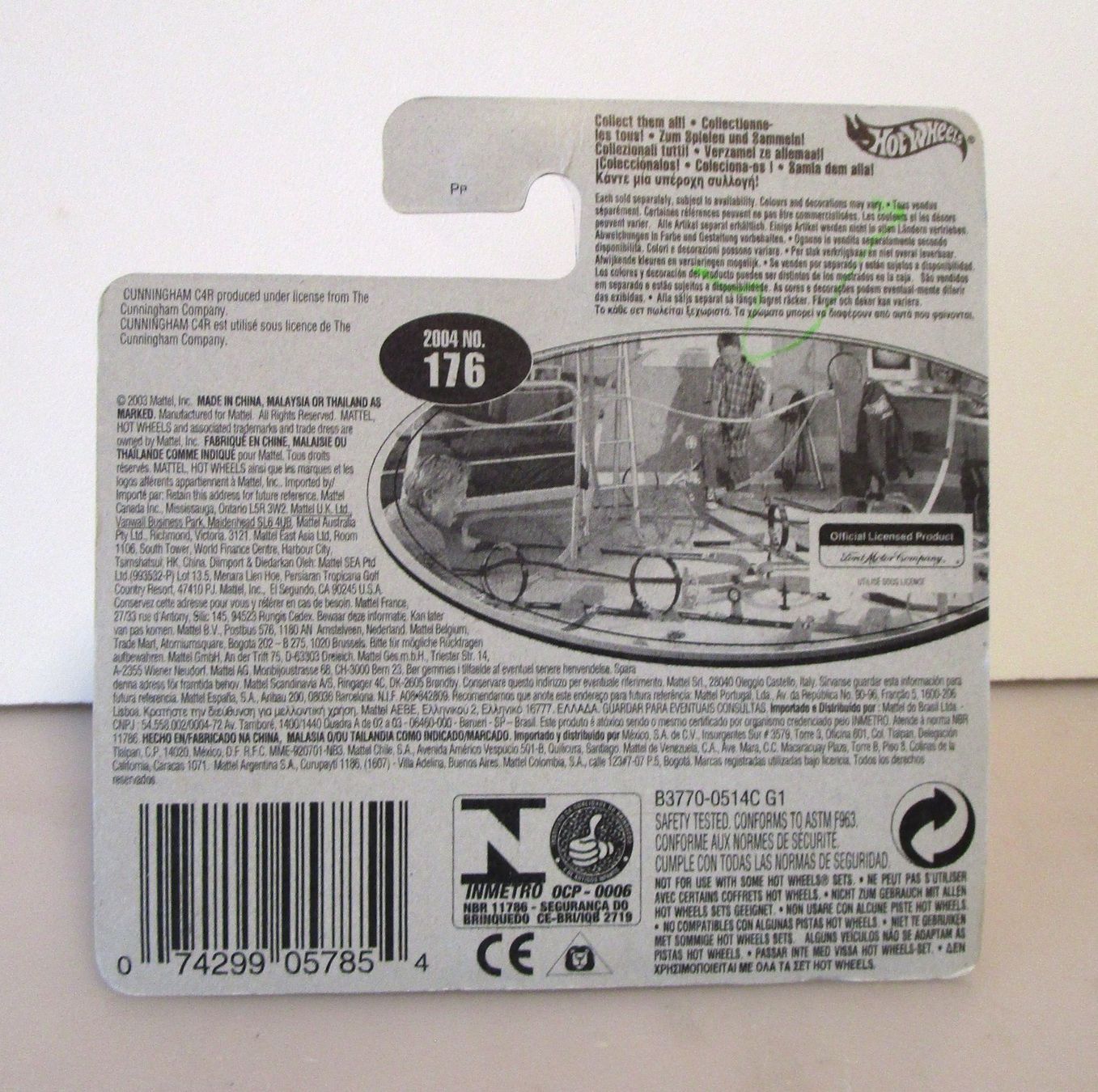 Hot Wheels Modellautos: HOT WHEELS CUNNINGHAM C4R - B3770  5SP VARIATION – Neu und originalverpackt aus Chêne-Bourg von breno56 3
