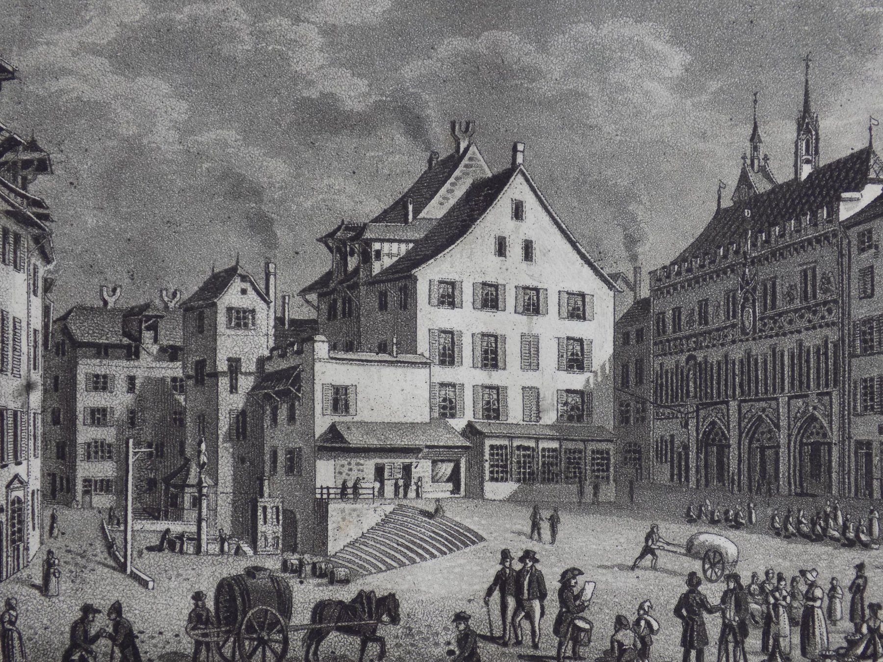 Incisioni: Basel der Marktplatz – Usato da Risch venduto da Rischli15 9