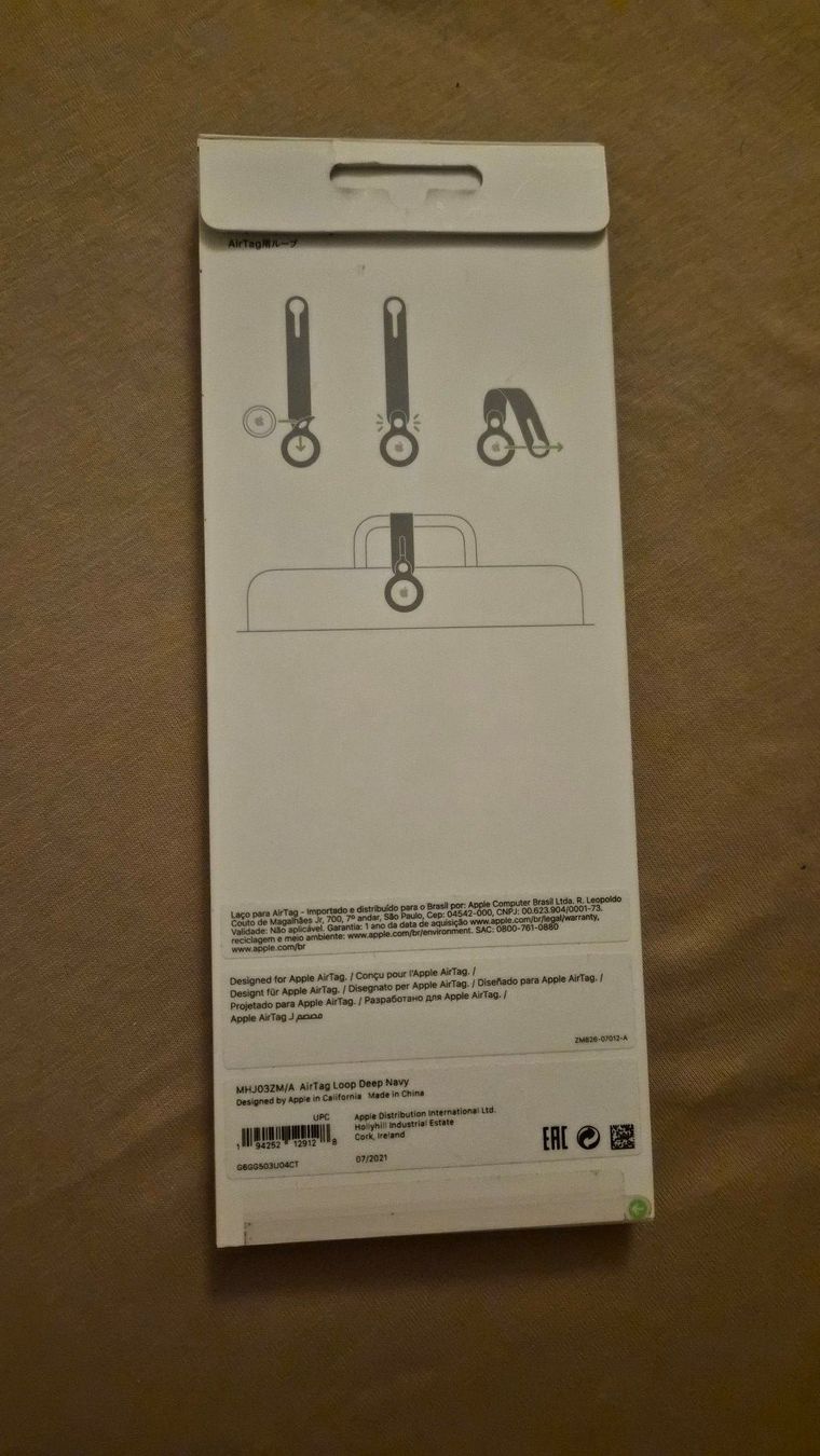 Apple Portachiavi: Apple AirTag Loop (Schwarz) – Nuovo e nell'imballaggio originale da Wabern venduto da konbini 1