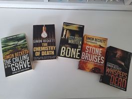 5 Simon Beckett books ENGLISH